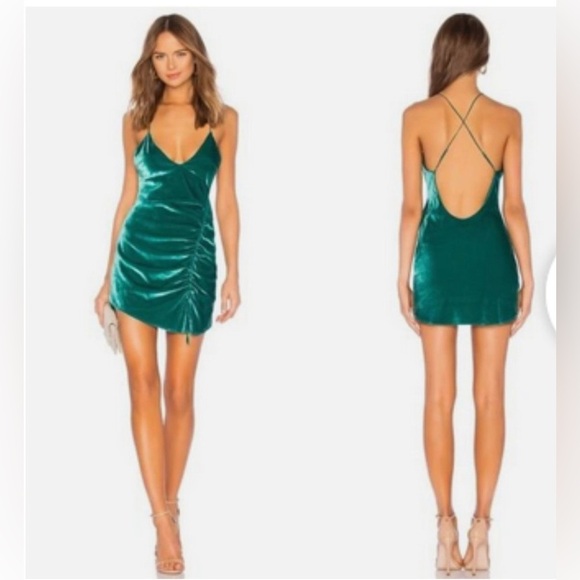 For Love And Lemons Dresses & Skirts - NWT For Love & Lemons Viva Velvet mini dress. Size S